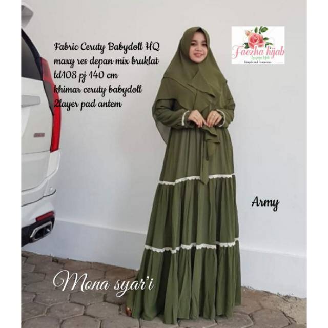 Mona syar'i set mewah