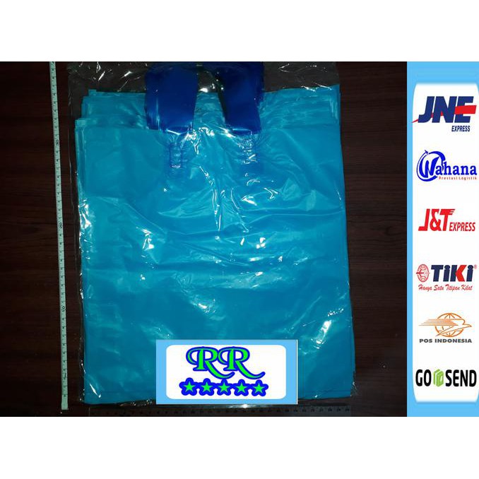 

Shopping Bag 23 X 25 Cm @ 50 Lbr Kantong Baju Soft Handle Motif Polos