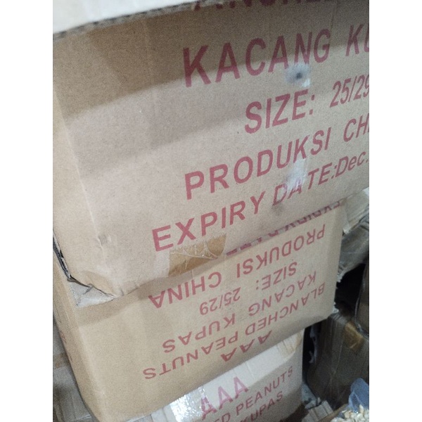 Kacang Tanah Mentah Jumbo UK 25/29 - 25kg