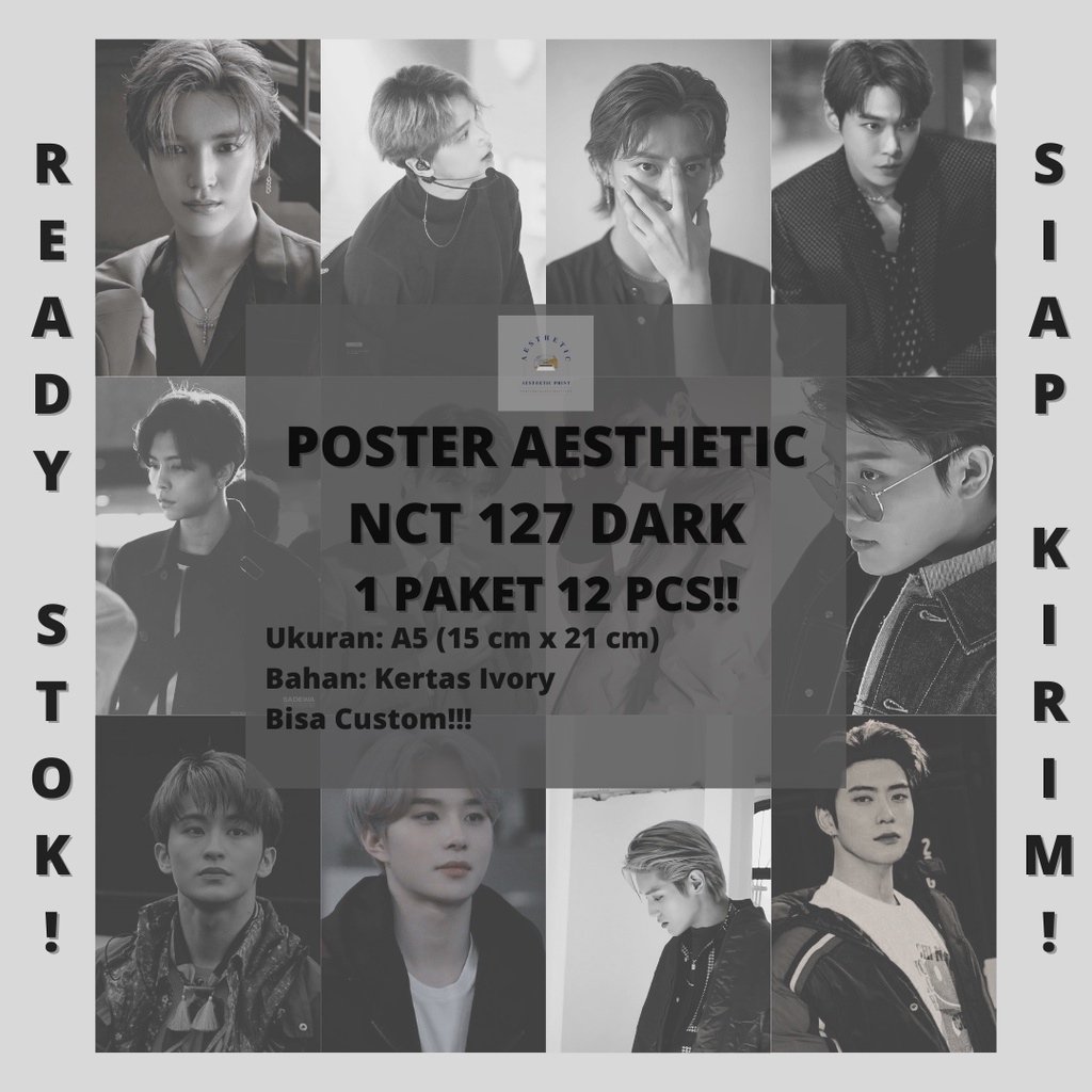 [12 PCS] POSTER DINIDING AESTHETIC | POSTER DINDING KPOP | POSTER KPOP AESTHETIC | POSTER KPOP | POS