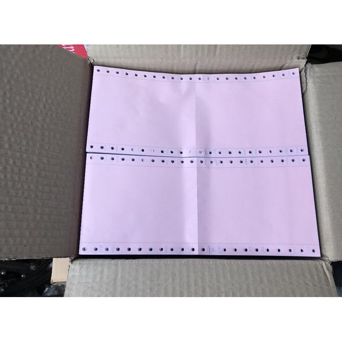 

paper print continuous form 9.5 x 11/2 2 ply kertas continuous