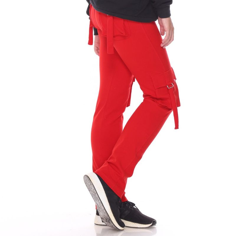 Celana Senam Cargo Wanita Bodies Sportswear (Merah)