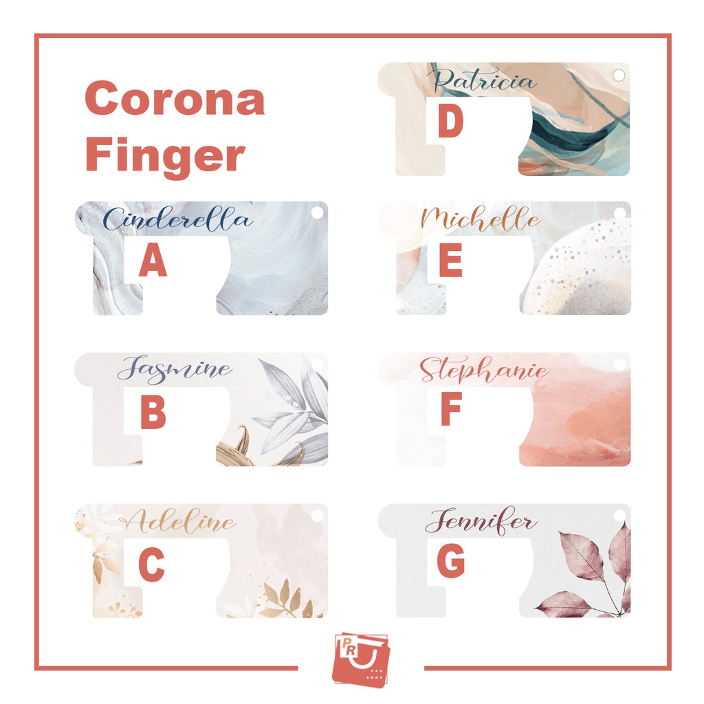 Cofing Custom|Corona Finger|Perpanjangan Jari|CofingTebal| Water Color