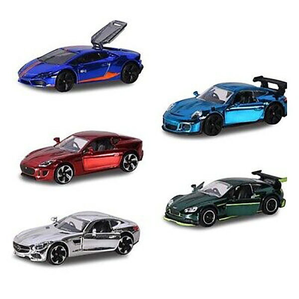 majorette chrome car set