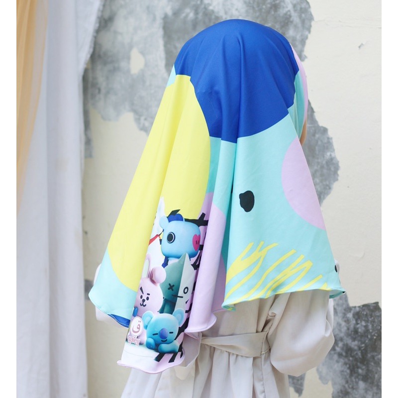 hijab instant motif BT21