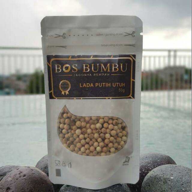

W2fit Bos Bumbu Premium Quality Lada putih utuh 50 gram