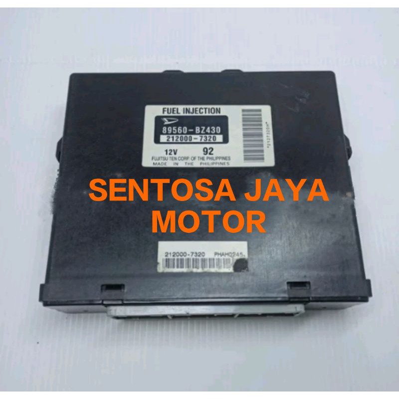 ECU COMPUTER KOMPUTER TOYOTA RUSH 2006-2012 ASLI 89560-BZ430 SUBSTITUSI 89560-BZ431 ORIGINAL