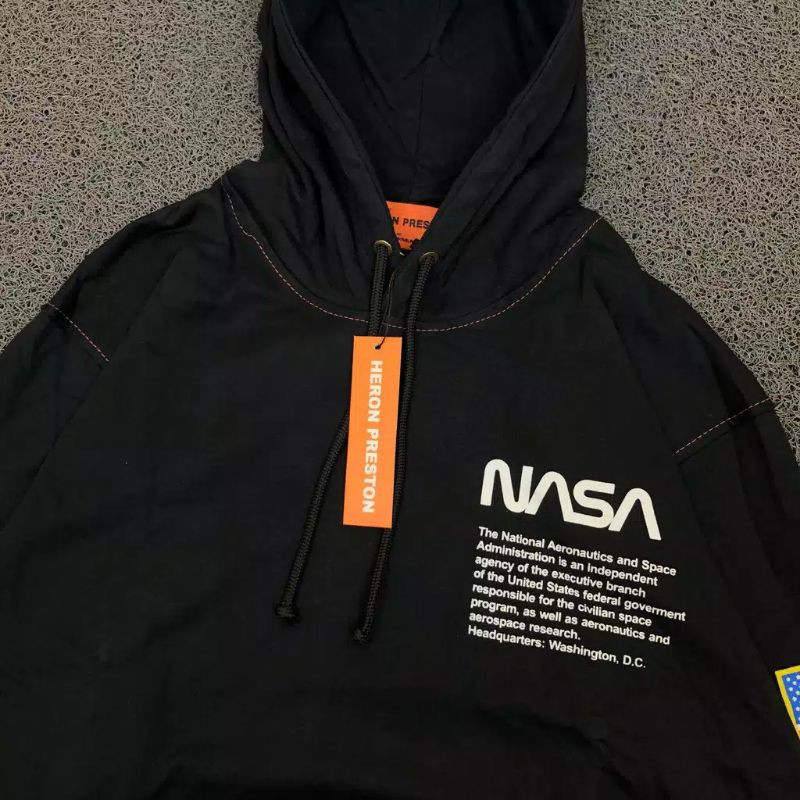 HOODIE NASA HIGH QUALITY CASUAL HYPE FASHION PRIA