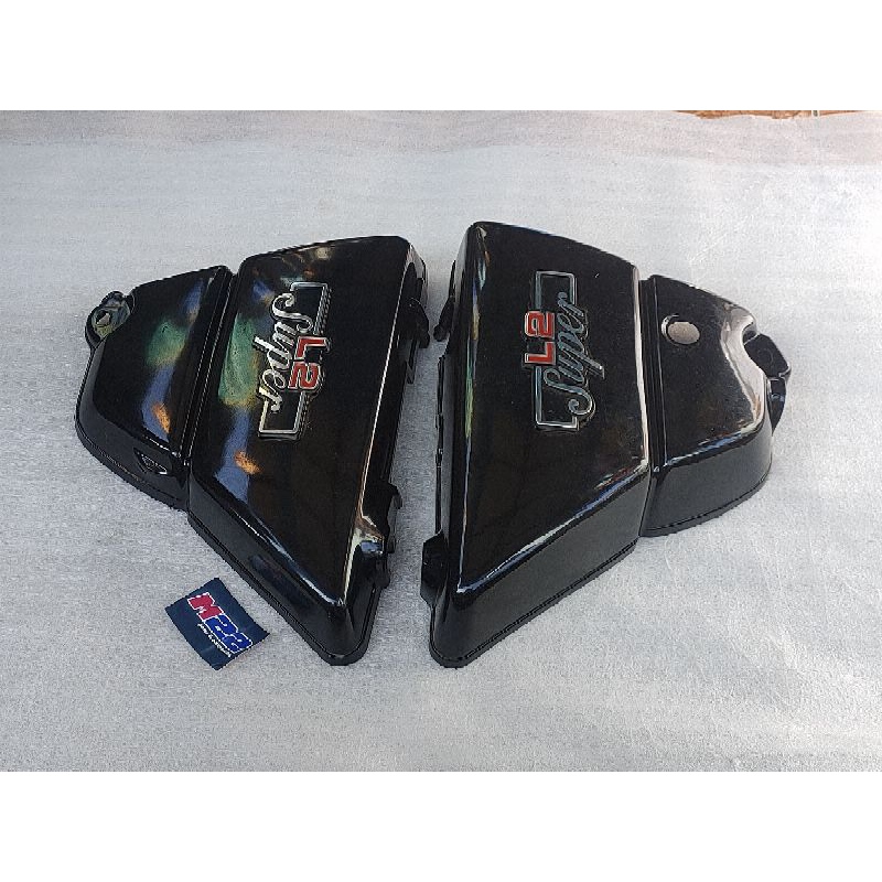 cover tutup bok box aki kiri kanan hitam YAMAHA L2SN L2SUPER non original