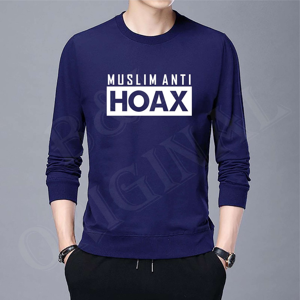 BS/COD/BAJU KAOS PRIA ANTI HOAX M-L-XL DISTRO//GOOD QUALITY