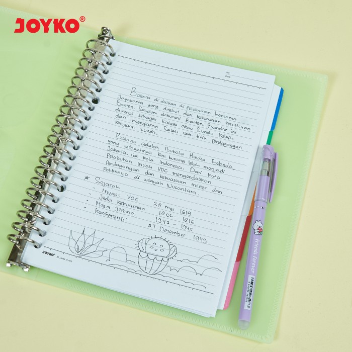 

Erasable Gel Pen Pulpen Bisa Dihapus Joyko GP-333 Shokyo 6 Gel 0.5 mm