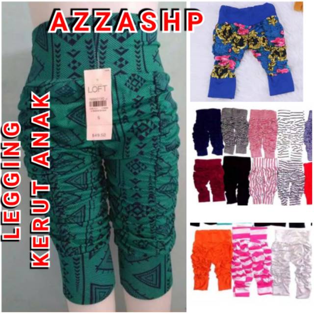 LEGGING KERUT ANAK MURAH UMUR 6 BULAN SMPAI 7 THN