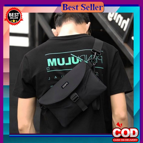 Tas Selempang Pria Kerja Besar Main Keren Premium Distro V5B9 Anti Air Sling Bag Walker 2.0 - Visval