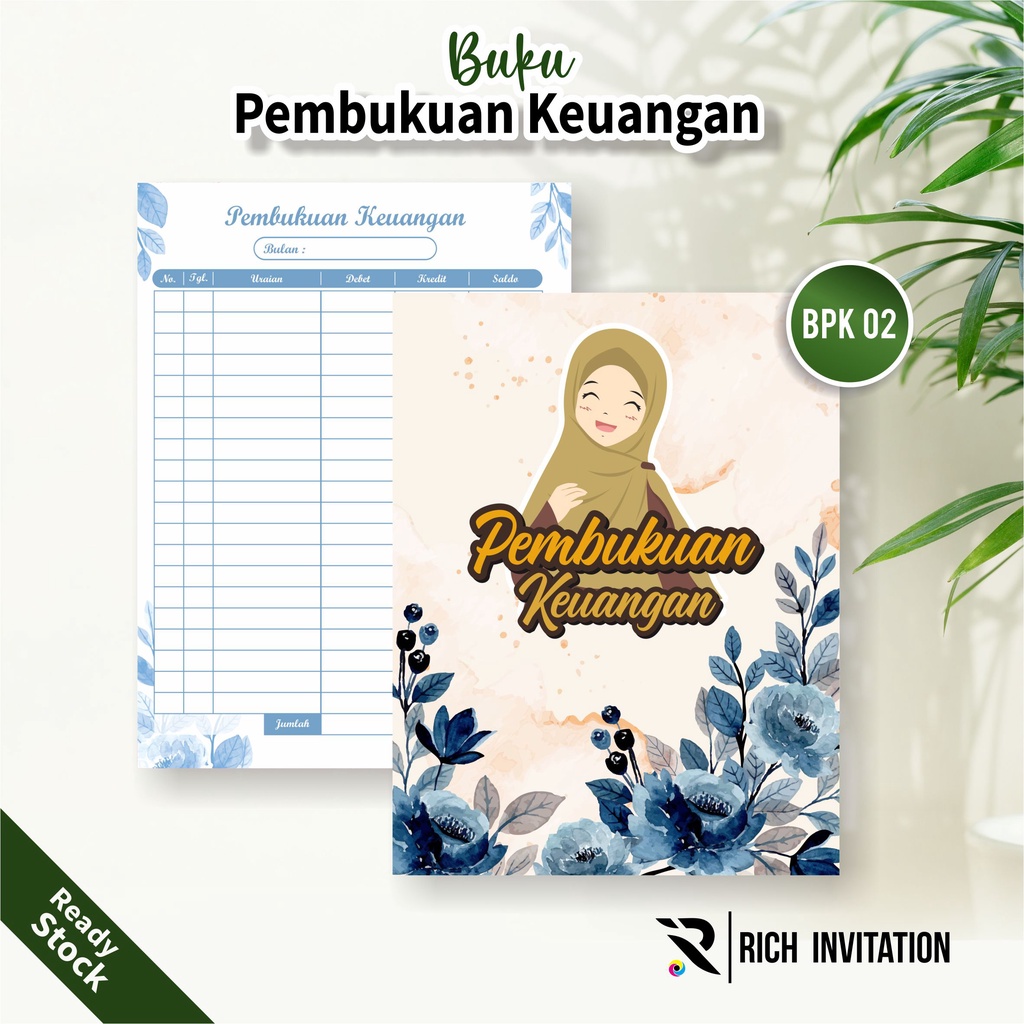 

BUKU PEMBUKUAN KEUANGAN OLSHOP READY - BUKU KEUANGAN - BPK 02
