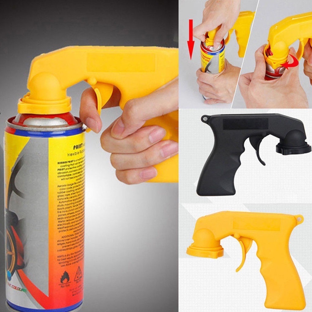 [Coco] Paint Spray Bottle Adapter Aerosol Spray Handle Full Grip Trigger Car Maintenance Accessories