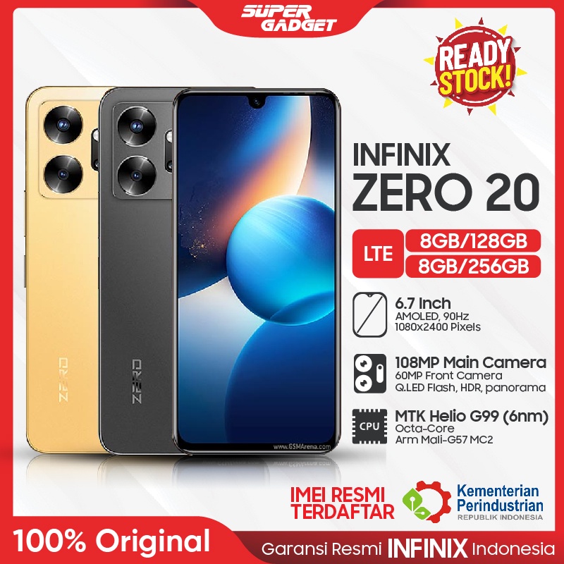 Infinix Zero 20 8/128 8/256 RAM 8 ROM 128 256 GB 8GB 128GB 256GB HP Smartphone Android