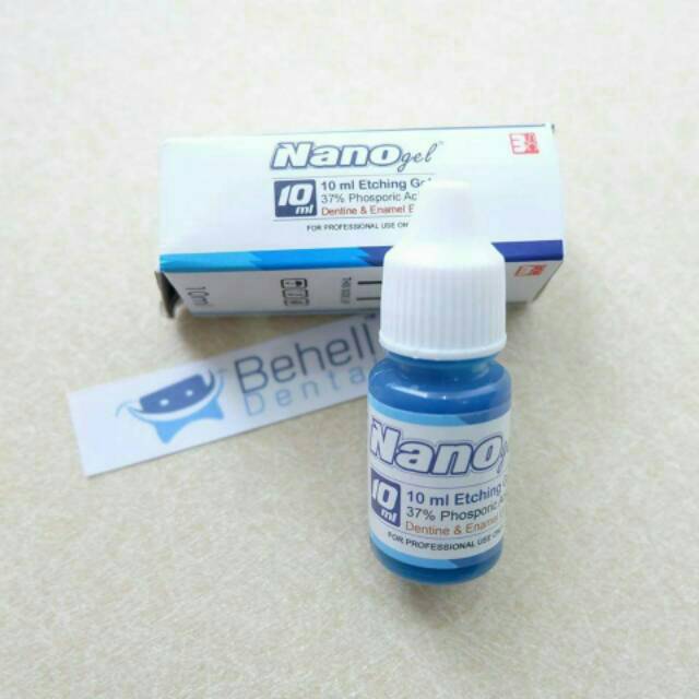 BEST QUALITY ETCHING GEL NANO BOTOL 10ml - Cairan Biru Etsa Etchan Lem Behel 10 ml Original Behelldental