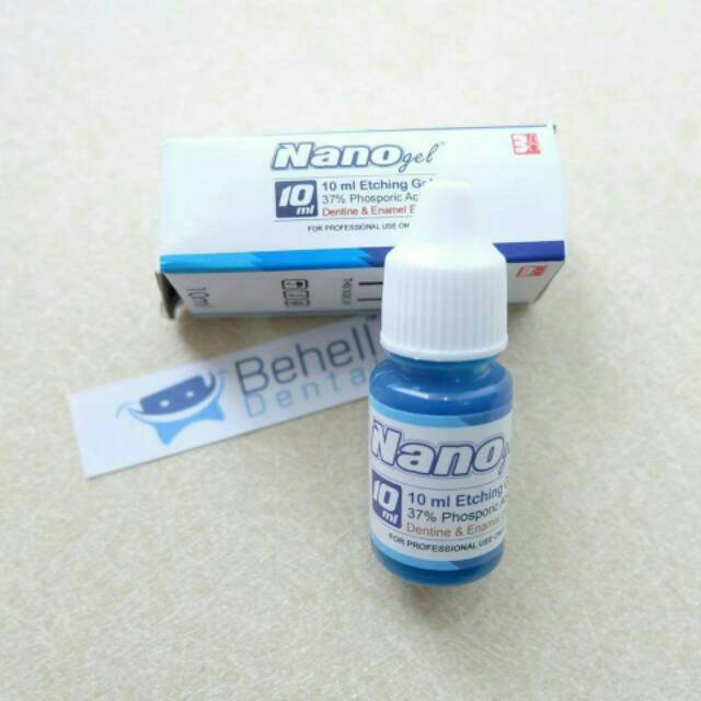 GEL ETCHING NANO 10ML 10 ML / ETSA / ETCHANT / ETCHAN LEM BEHEL Cairan Biru Gel Ortho Force Orthobonding