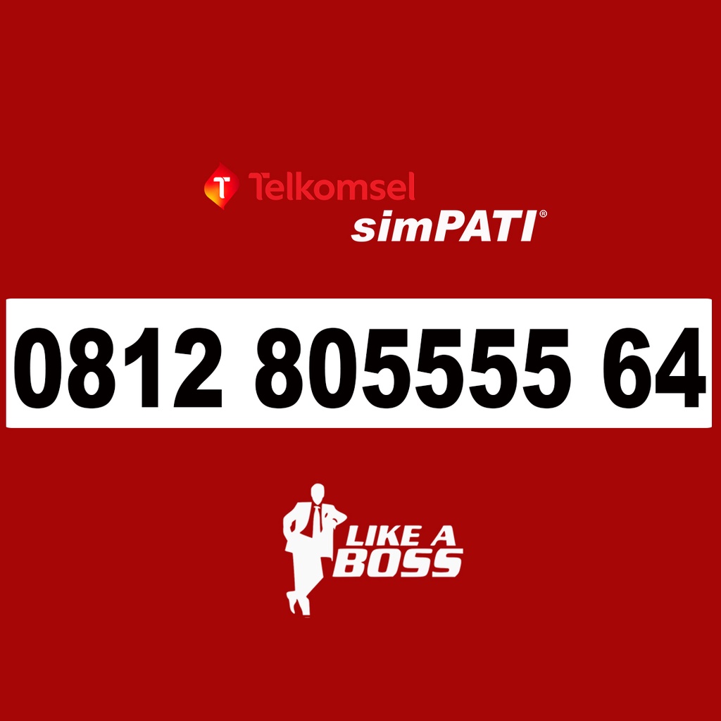Nomor Cantik Simpati 805555 64 Nomer Cantik 5555 BOSS 8055