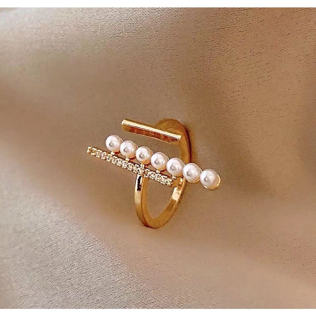 Cincin fashion korea gold anti karat C006