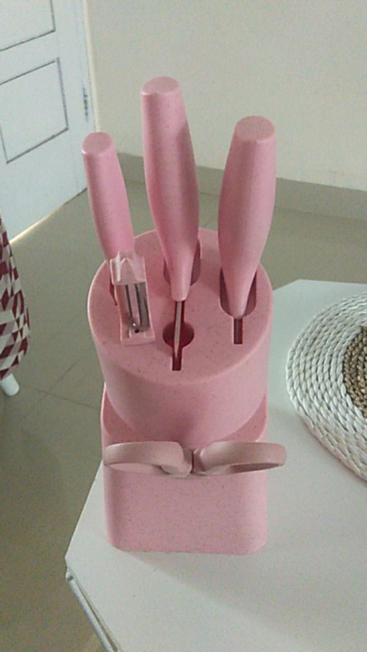 Pisau Set Stainless Dilapis Anti Lengket 1 Set Isi 6 Termurah Set Pisau Dapur Kitchen Knife Set