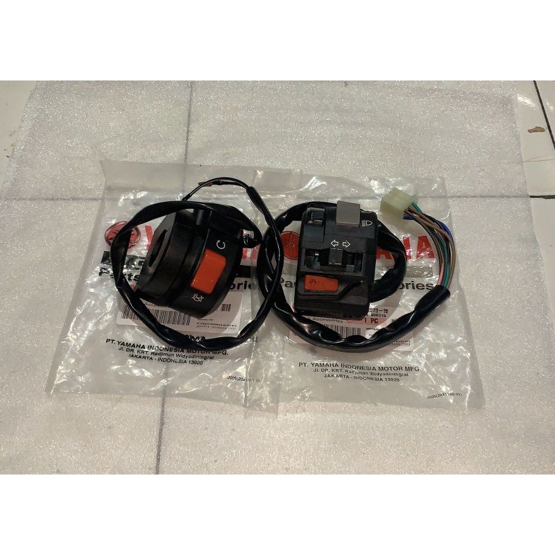 SAKLAR SAKELAR HOLDER TOMBOL SWITCH RXK RXKING NEW RX KING BARU 1SET KIRI KANAN YAMAHA 3KA