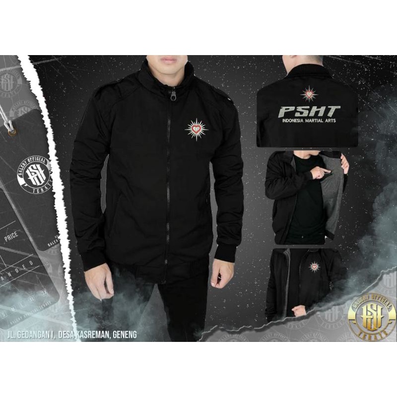 JAKET HARINGTON TERATE PSHT HATI BERSINAR JAKET PARASUT JAKET DISTRO PSHT JAKET MURAH
