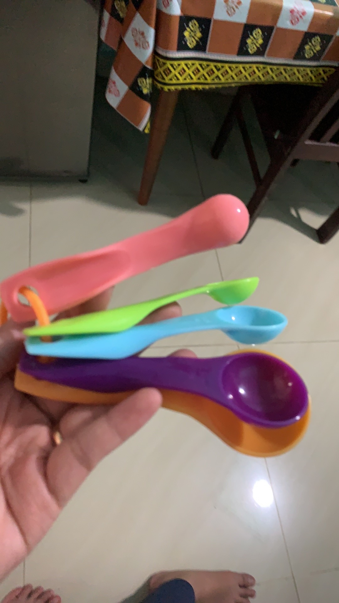 ♣️ Serafina ♣️ -[ Set 5 In 1  Sendok Takar ] Warna Warni Ukur Bumbu