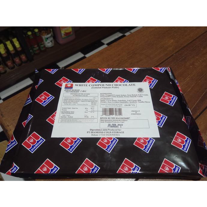 

DIAMOND Chocolate Compound White Pack 1Kg