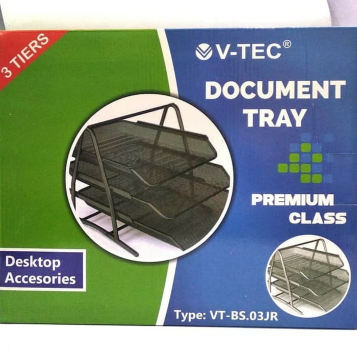 

READY Document Tray / Letter Tray Besi V-Tec 3 Susun MURAH