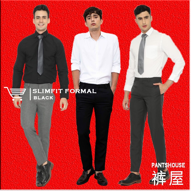 PANTSHOUSE | CELANA BAHAN PRIA - CELANA KANTOR PRIA - CELANA KERJA PRIA - CELANA SLIM FIT PRIA - CEL