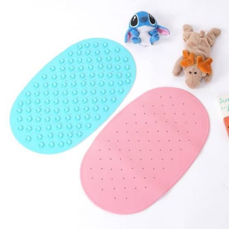 Kuru Baby Antislip Bath Mat - Kuru Alas Mandi Bayi Anti Slip - Karper Mandi Anak Anti Terpeleset Anti Licin - Baby safe IQbaby IQ Baby Runber Bathmat alas Bak Mandi Bayi anti selip licin - Alas Lantai Kamar mandi Anak Anti tergelincir