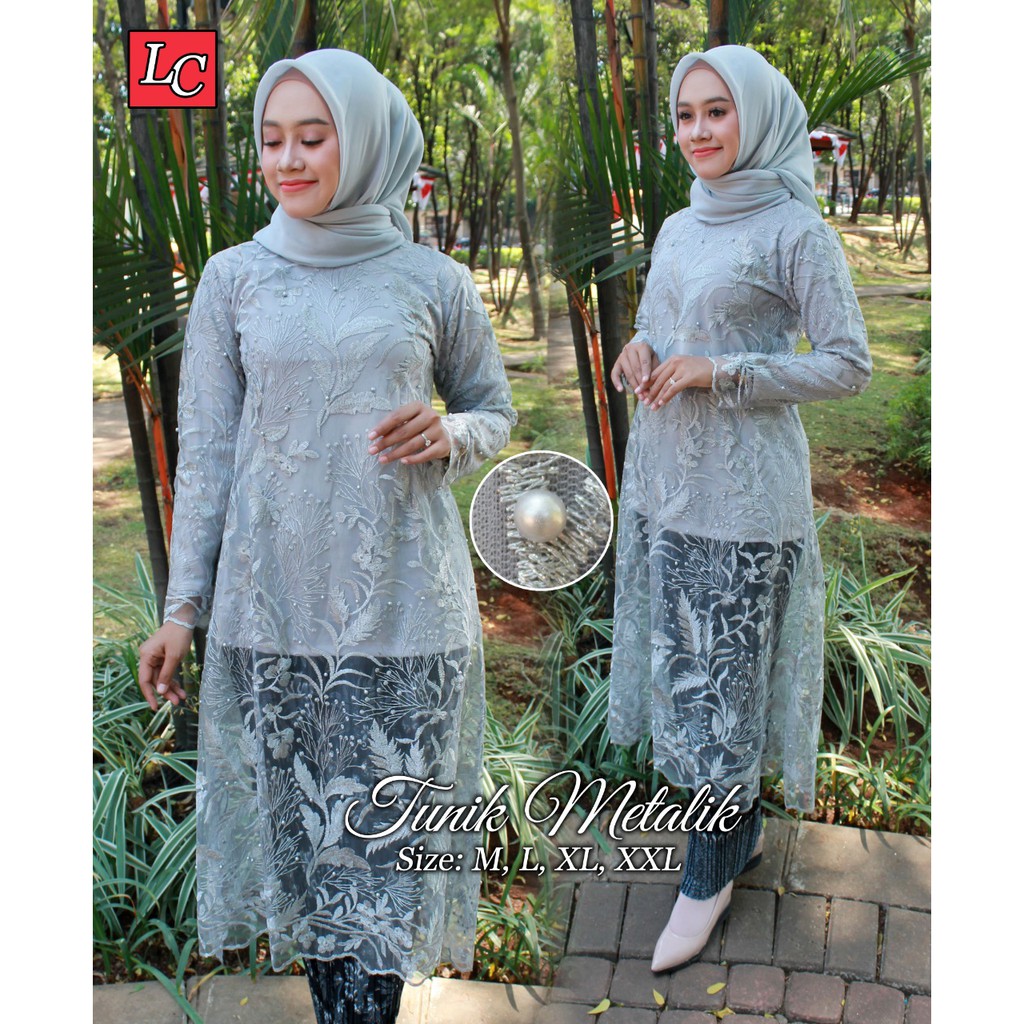 HARGA PROMO HARI INI.. ! Stelan Kebaya Modern Tunik Mutiara Tujuh Pilihan