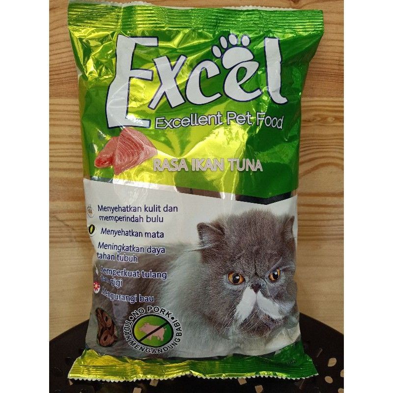 PAKAN KUCING EXCEL 500gram- VARIAN DONAT