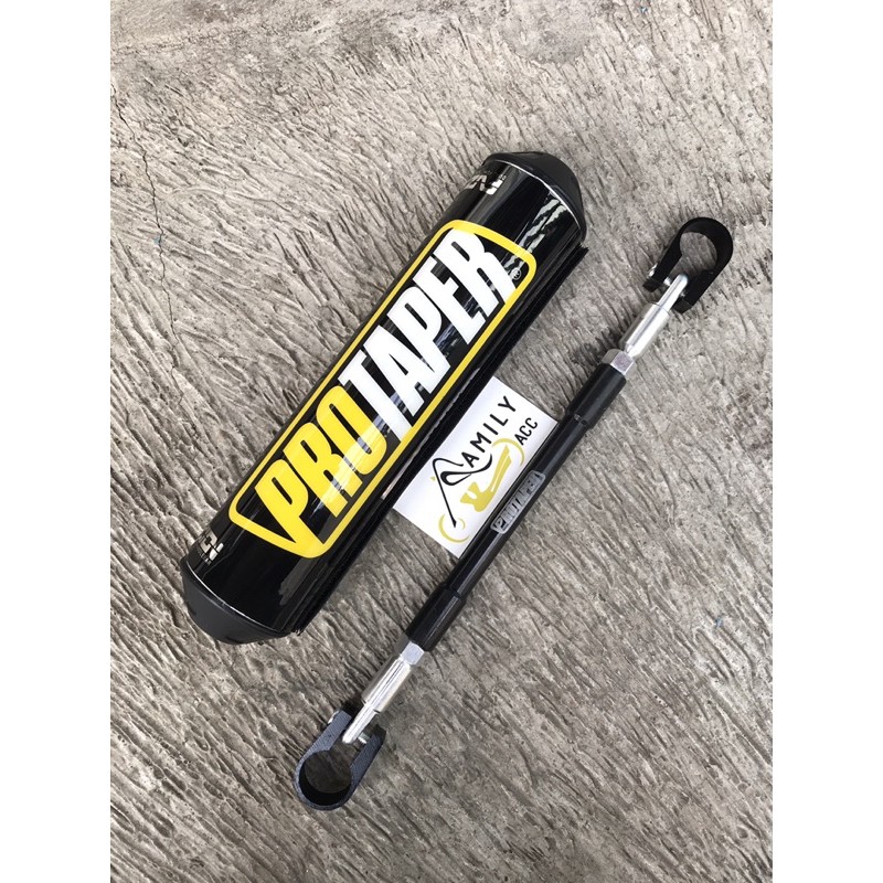 Busa Stang Fatbar Bulat Barped Twinwall Protaper Fuzion Set Stabilizer Stang Fatbar / Palang Stang