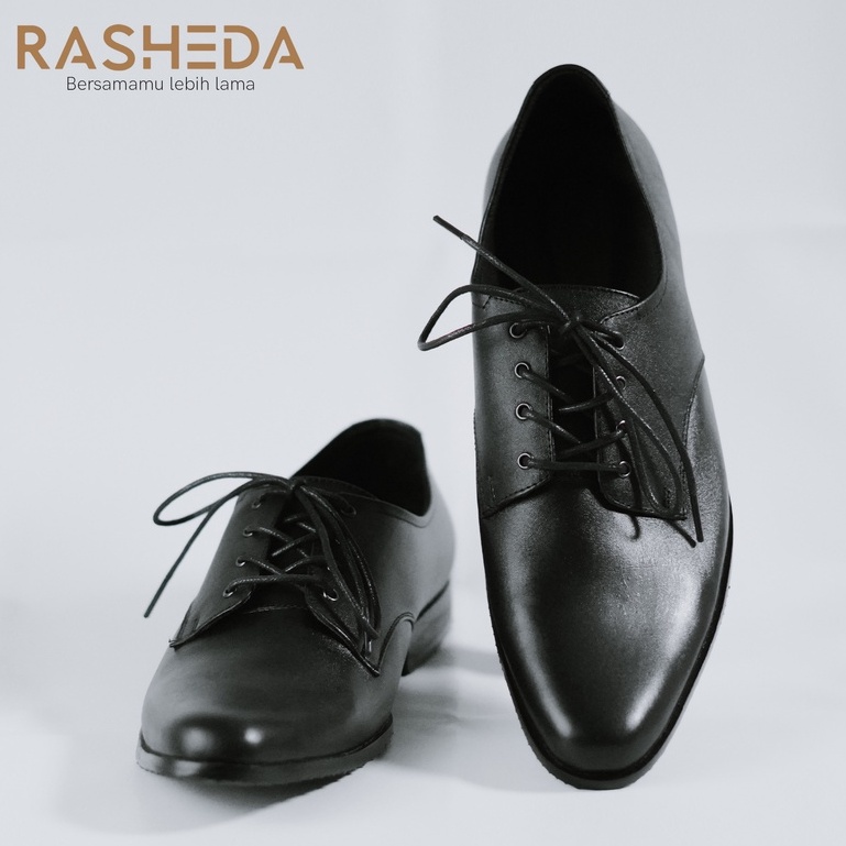 Sepatu Pantofel Pria Kulit Asli Rasheda Series SLN Formal BIg Size