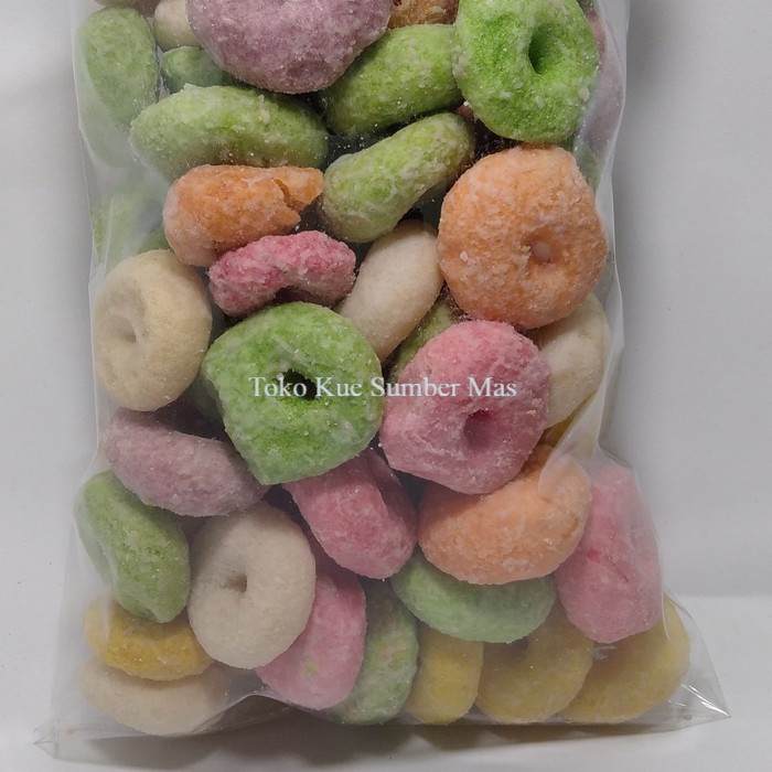 

DONAT WARNA WARNI 250 GR /DONAT PELANGI