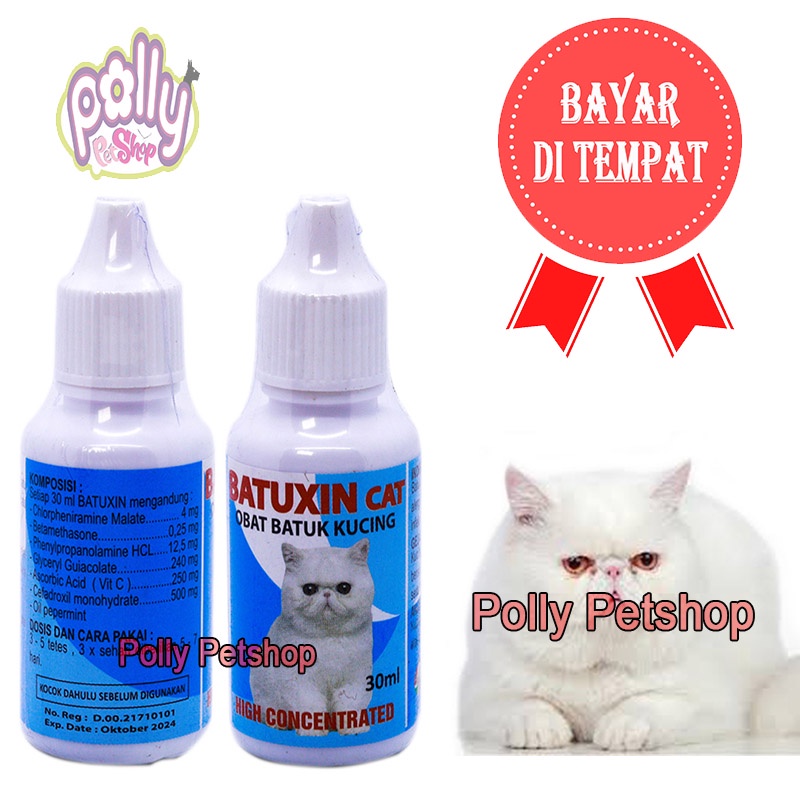 OBAT BATUK PILEK SESAK NAFAS BATUK ALERGI KUCING BATUXIN CAT