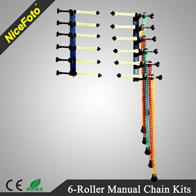 Expander set Manual chains kits background support S-22 6 set roller