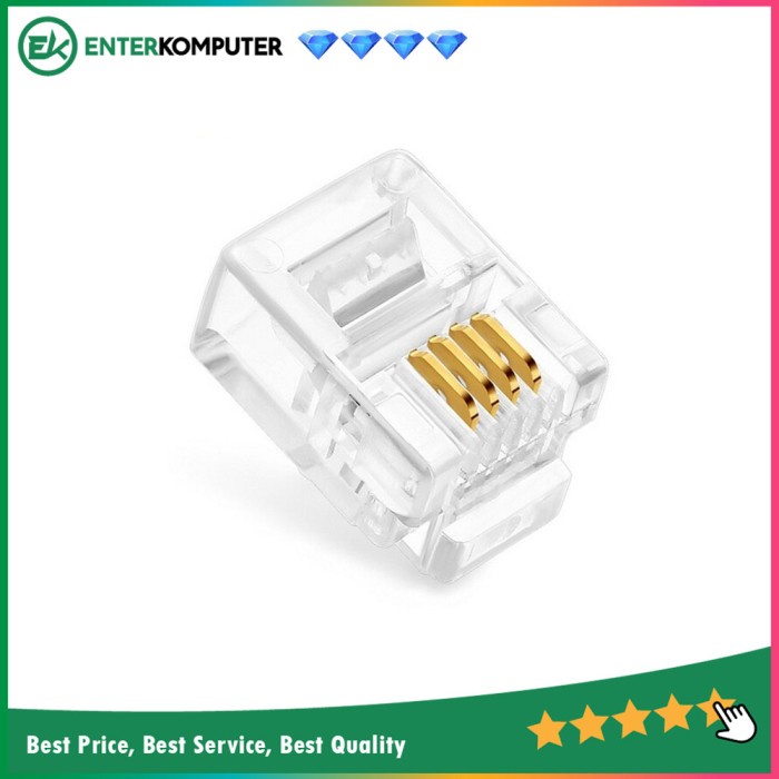 Connector RJ11 (100 Pieces) - LL RJ11