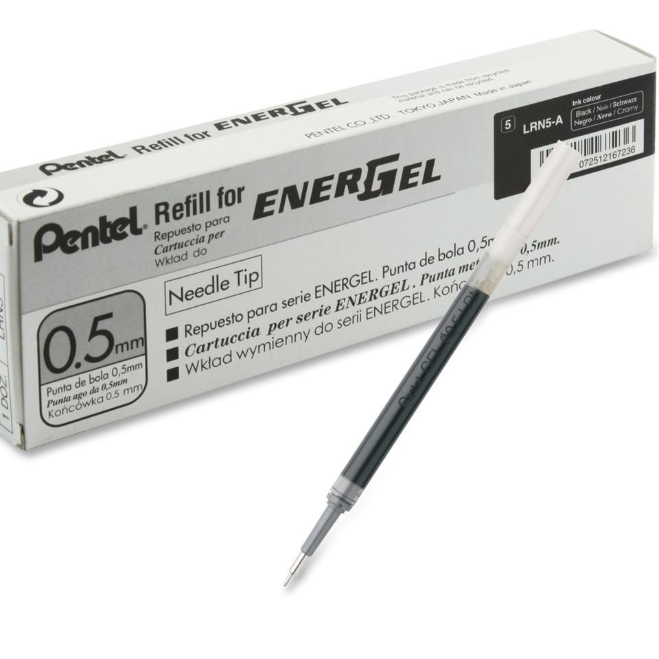 

[KODE BARANG MO9449] Pentel Refill Pulpen Energel Black 0.5 LRN5-A