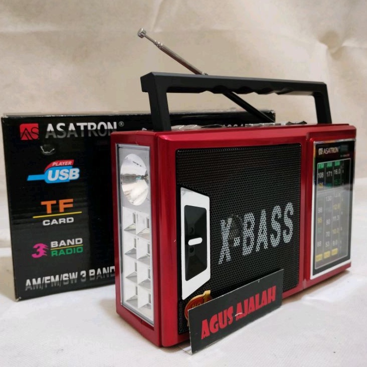 Redy stok radio asatron 1064 USB memory card cas rechargeable