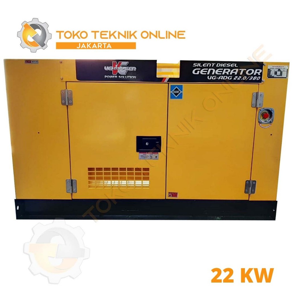 Genset / Generator Silent Diesel - 22 KW - VERMOGEN