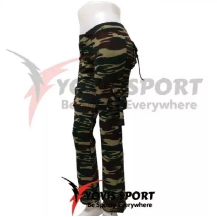 NEW Celana senam Jogger cargo kantong empat tc spandex