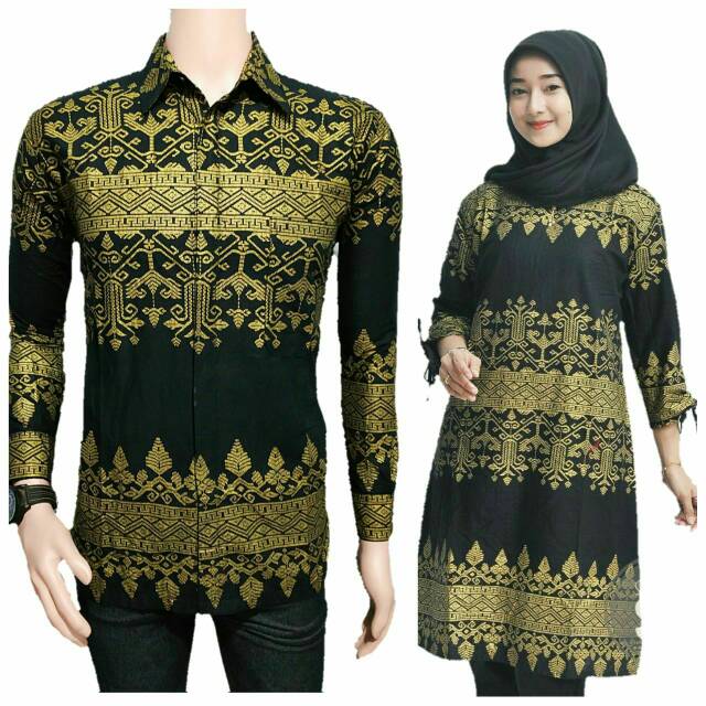 Maura Couple - Sania Ruffle Batik Couple Ori Ndoro Jowi DNT Garansi Termurah Shopee KEMBANG