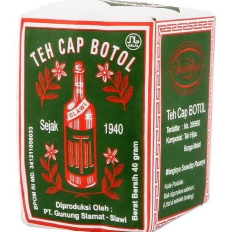 

TEH CAP BOTOL HIJAU 40GR