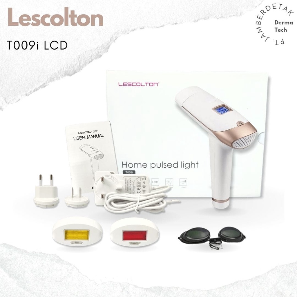 Lescolton ipl laser 3in1 laser penghilang bulu acne rejunavation