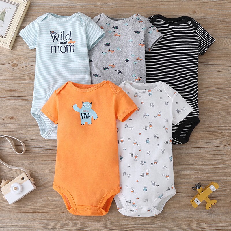 [ISI 5] 3-12 bln PAKAIAN BAYI [Kualitas Impor] BAJU ANAK UNISEX ZF J