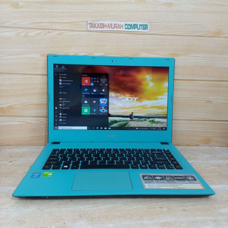 Laptop Acer Aspire E5 i7/8GB/1TB/Invidia Geforce Second