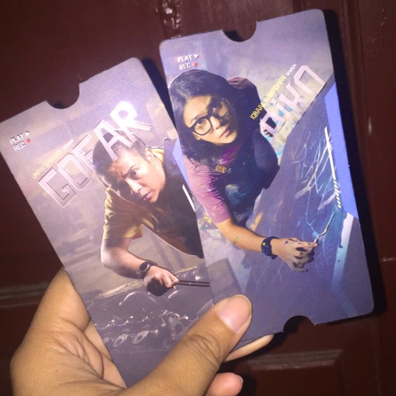 Collectible Ticket CGV Mencuri Raden Saleh Ucup Piko Gofar Sarah Fella